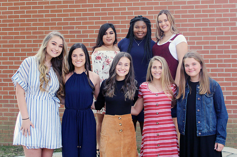 2019 Geraldine high school homecoming court